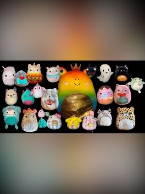 Huge Plush Lot (40 pieces mostly Squishmallows)